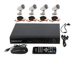 DIY 4 Channel AHD kit with 2MP AHD camera's, internet remote viewing