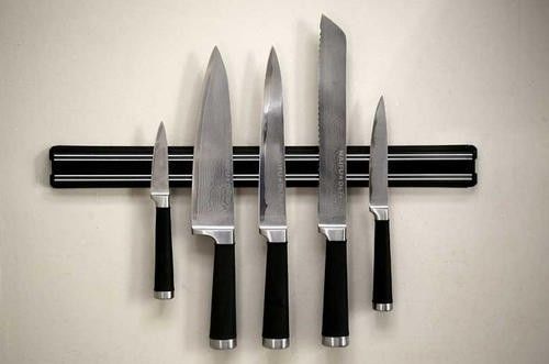 30CM !! Wall Mount Magnetic Knife Storage Holder Chef Rack Strip Utensil Kitchen Tool
