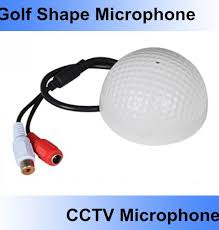 CCTV Microphone MIC audio Pickup Device High Sensitivity 12V DC Surveillance sound Monitor audio listening Recording pickup