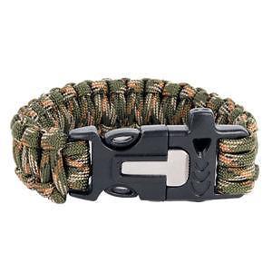 3 IN 1 PARACORD ROPE SURVIVAL BRACELET