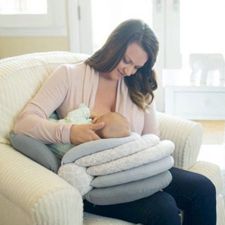 Newborn Adjustable Breastfeeding Nursing Pillow Soft Cotton Maternity Feeding