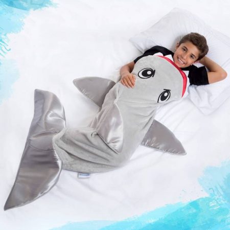 Snuggie Tails Shark Blanket (Grey)