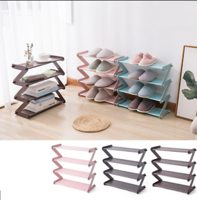 Z-SHAPED SHOE RACK