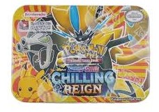 POKEMON CARDS CHILLING REIGN LARGE METAL CASE