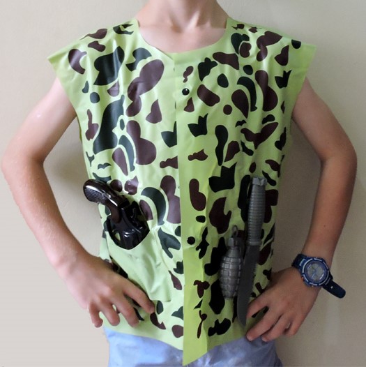 KIDS ARMY DRESS UP AND TOY SET