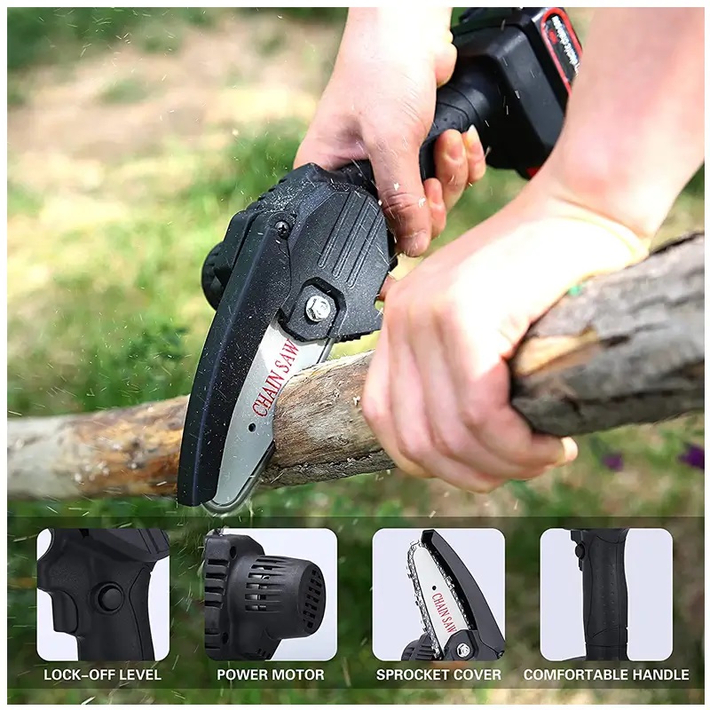 24VBattery One-Hand Operated Mini Chainsaw