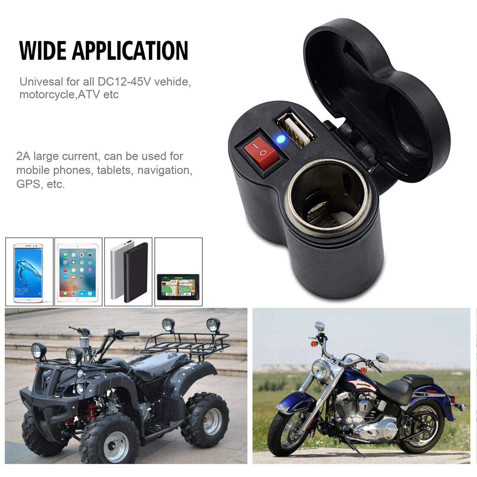 12v Bike Lighter Socket Adaptor - Image 4