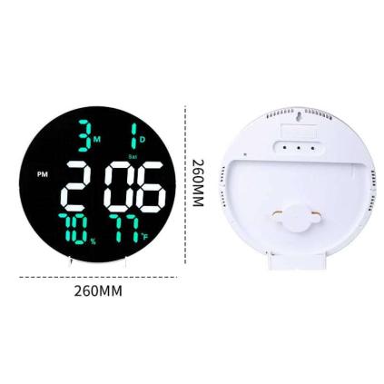 Digital Round LED Wall Clock - Image 4
