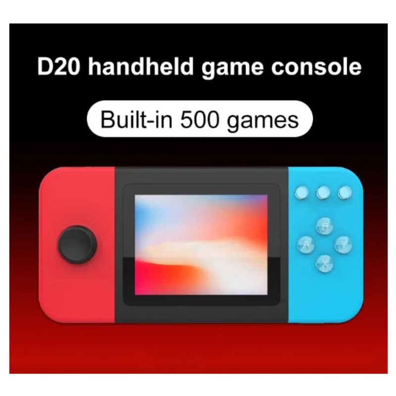 D20 500 In 1 Handheld Retro Game Console - Image 4