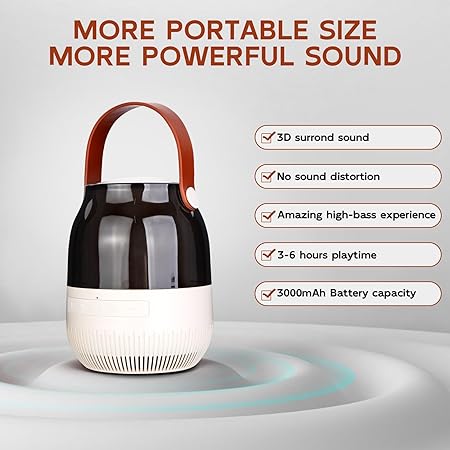 RGB Bluetooth Speaker With karaoke Mics - Image 4