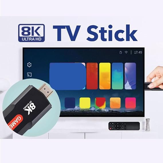 5G 8K Ultra HD Android TV Box + Gamestick