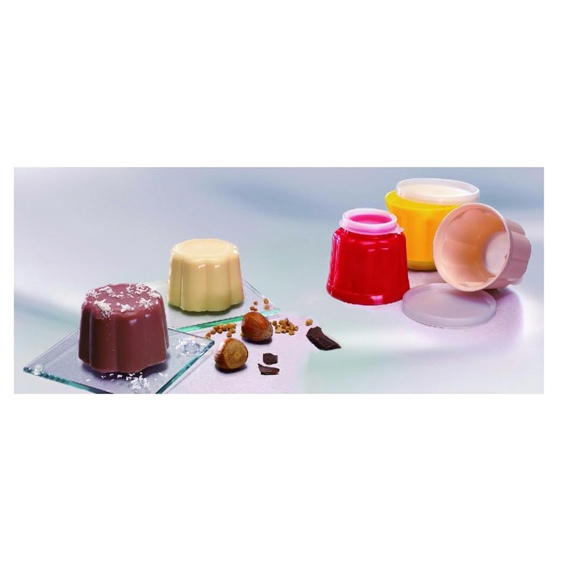 Double Lid 4PK Kitchen Dome Jelly Molds