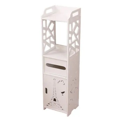 Eifel Tower Carving Multi-Purpose Wooden Shelf Rack Organizer