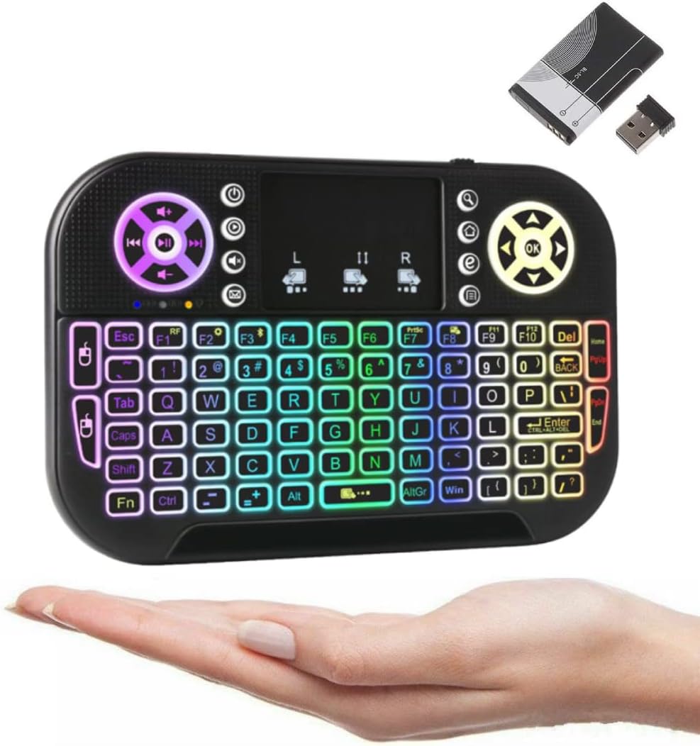 AL15 Mini Backlit Wireless Keyboard - Image 4