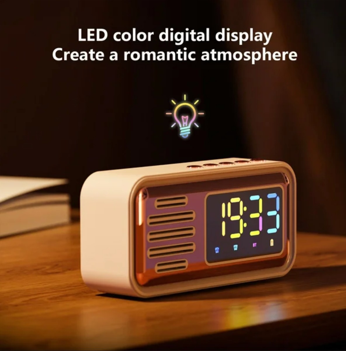Digital Clock Bluetooth Speaker
