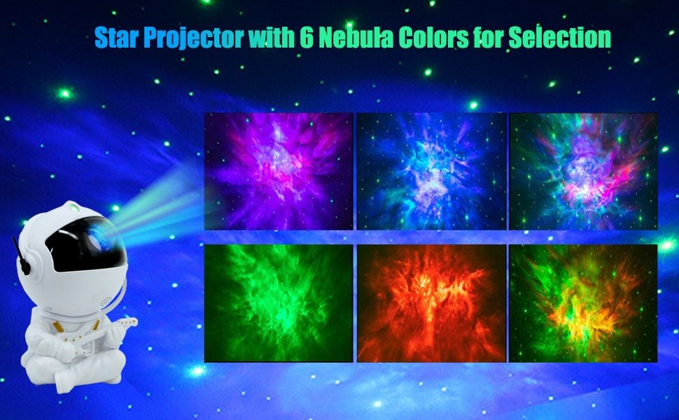 Baby Mini Astronaut Night Light Projector