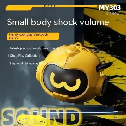 Mini Robot Head Bluetooth Speaker - Image 4