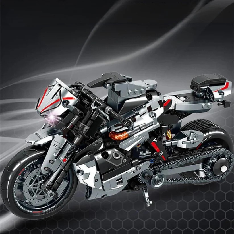 842PCS Blocks Super Motorcycle