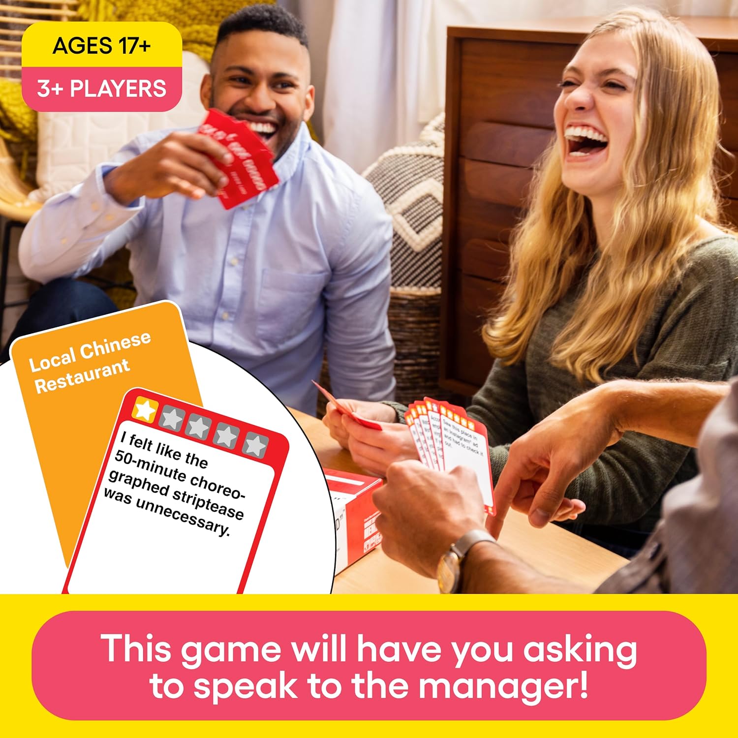 Over-rated Adult Card Party Game