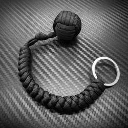 Monkey Fist Ball Bearing Paracord Sling Baton - Image 4