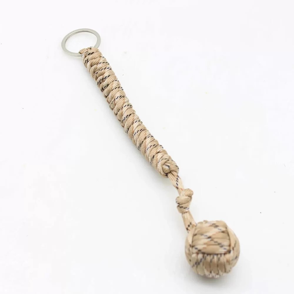 Monkey Fist Ball Bearing Paracord Sling Baton - Image 5