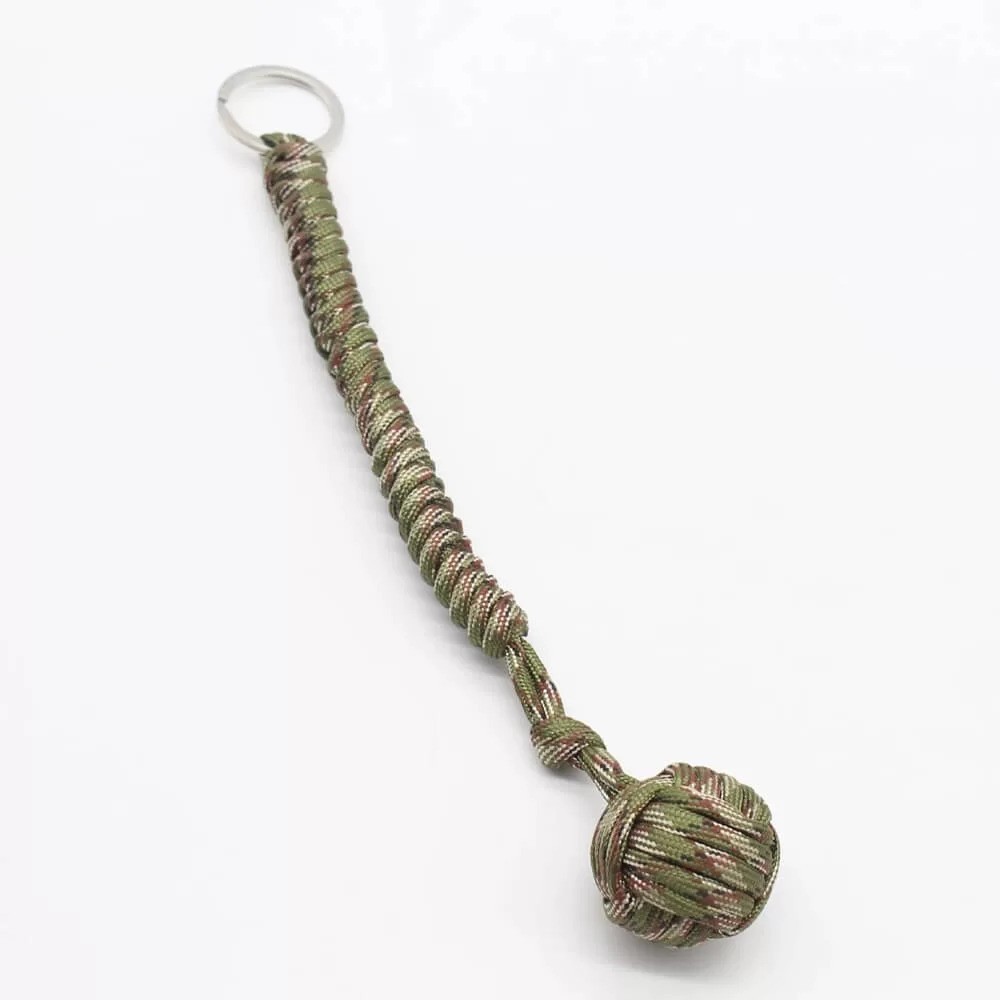 Monkey Fist Ball Bearing Paracord Sling Baton - Image 6