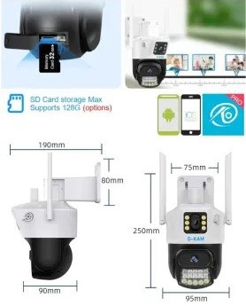 Dual Image PTZ Wifi Camera