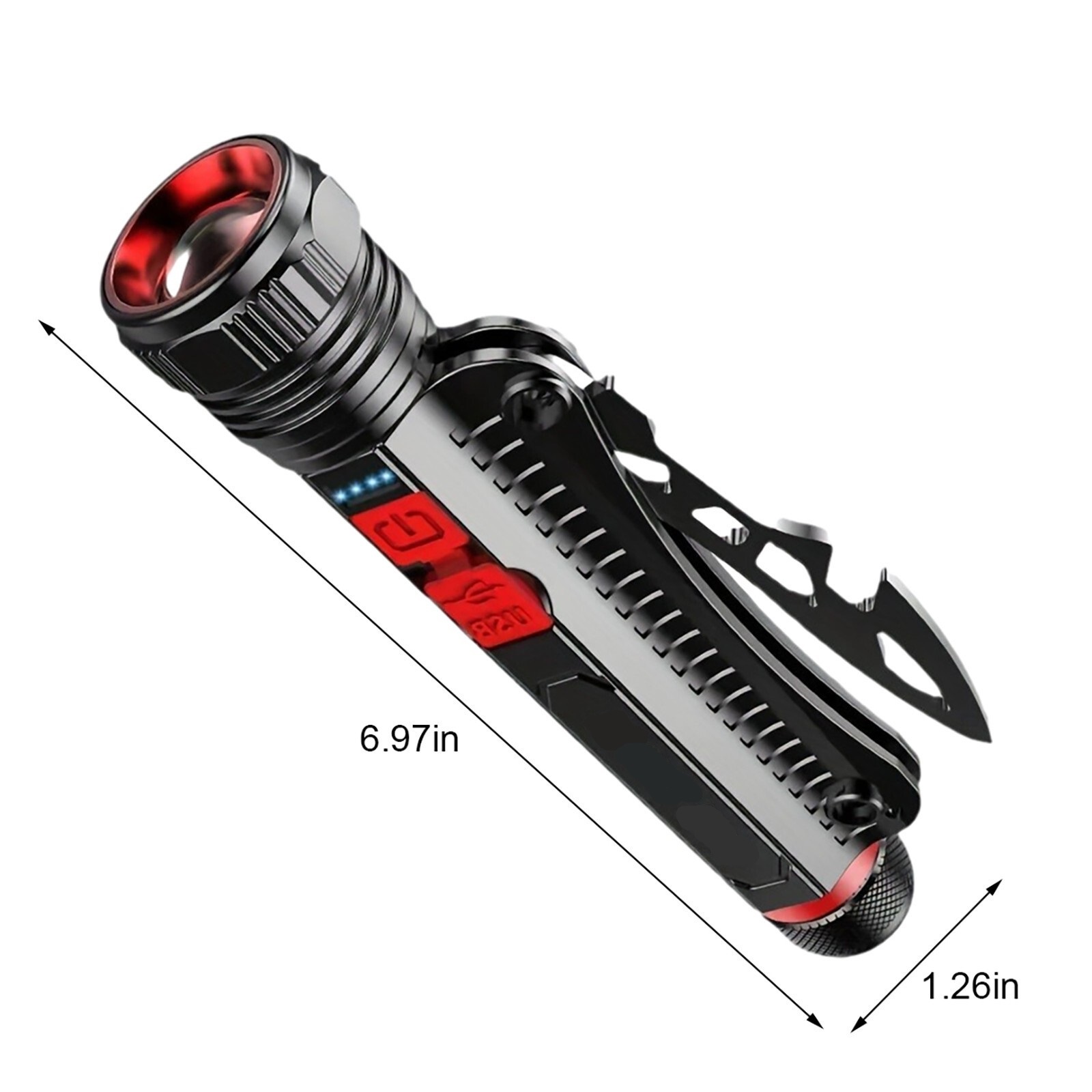 Multifunction Flashlight Torch