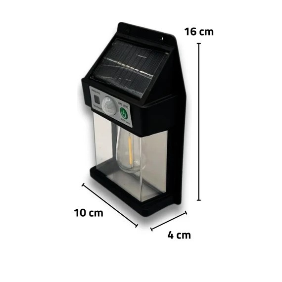 Solar 1 Bulb Wall Lamp