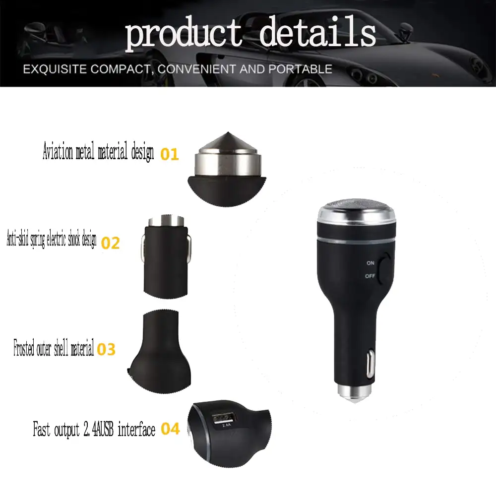 3 in 1 Smart Razor Car Charger - Image 4