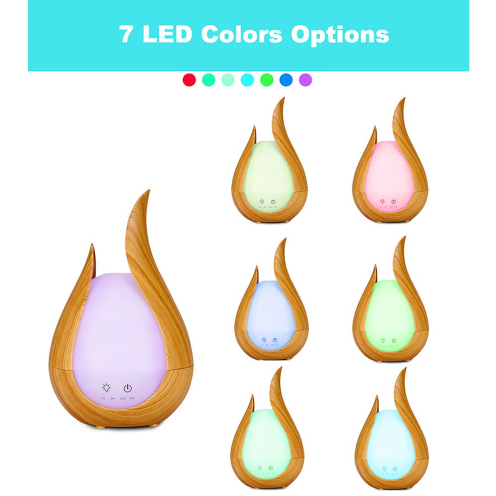 200ml 7 Colour Wood Grain Aroma Diffuser