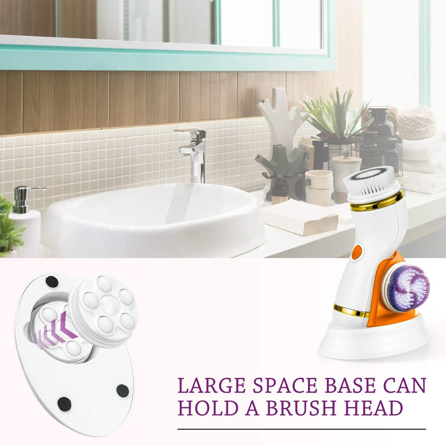 4 in 1 Deep Cleansing Facial Brush - Image 2