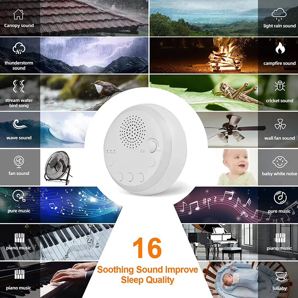 White Noise LED Sound Machine