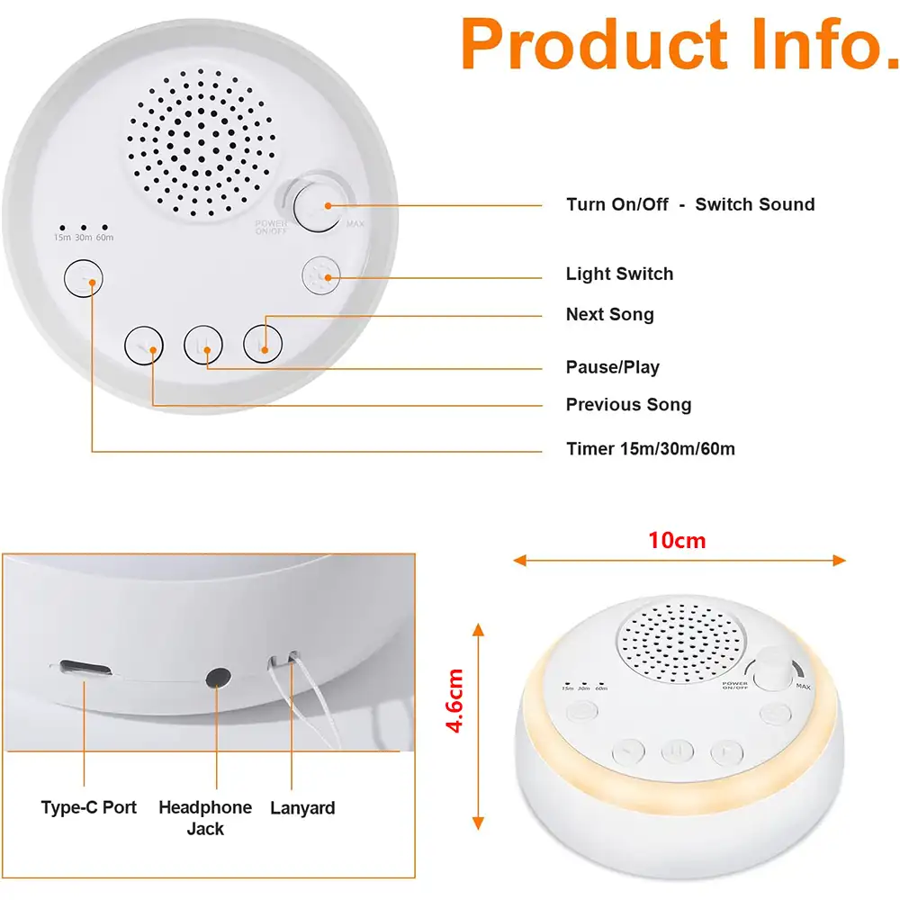White Noise LED Sound Machine - Image 6