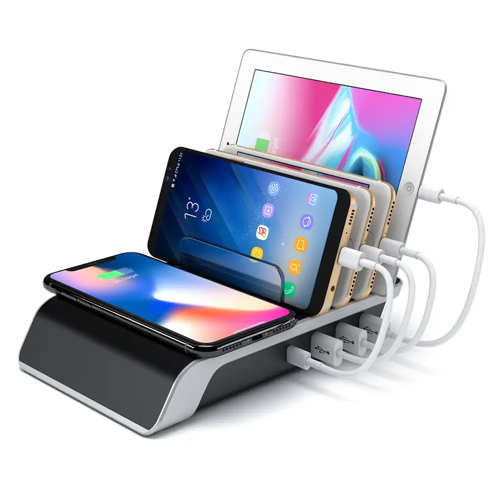4 Port Wireless Charging Stand