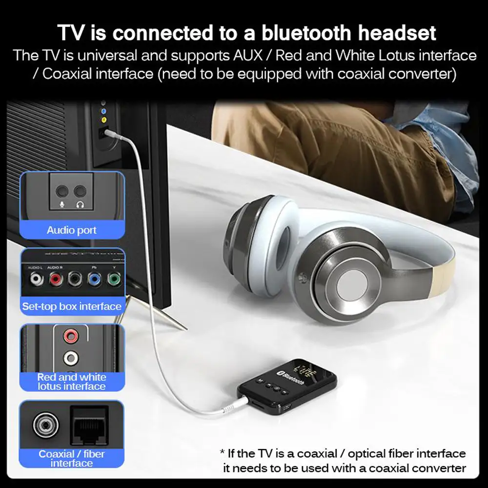 Bluetooth 5.0 Wireless Receiver/Transmitter Adaptor - Image 5
