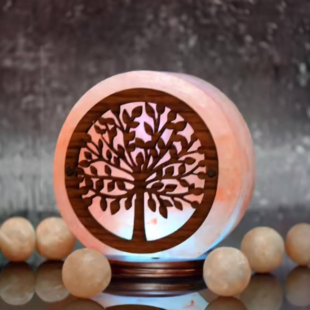 Mini Himalayan Salt Stone Lamp Multi Colour - Image 2