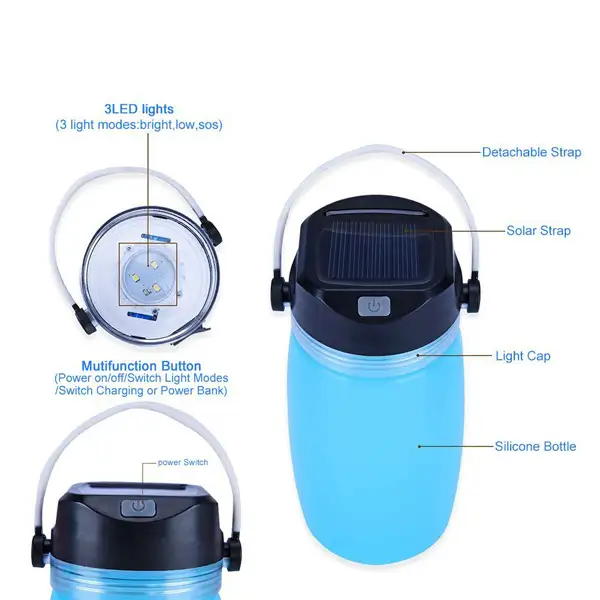 5 IN 1 Camping Lamp Bottle