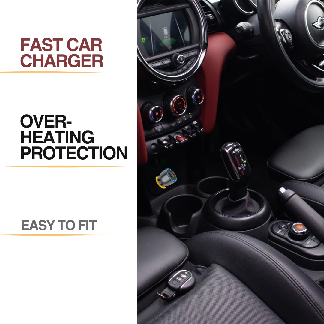 60W Dual Port Car Charger