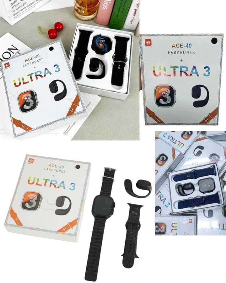 Ultra 3 Smart Watch and Earpod Combo - Image 4