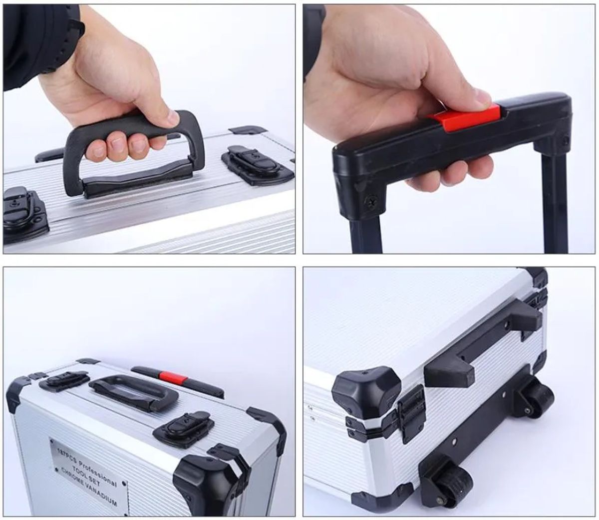 187 Piece Multi  Purpose Tool Trolley Set