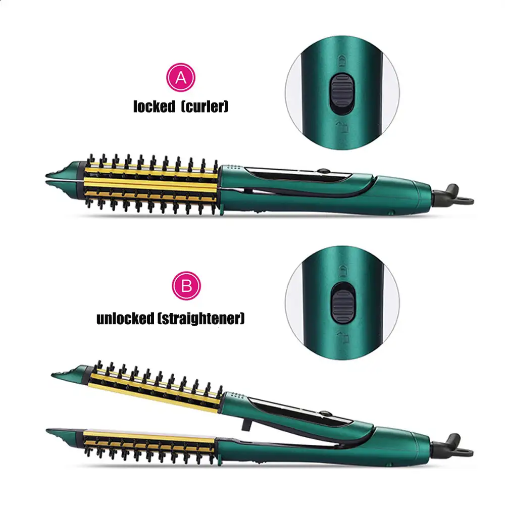 2 In 1 Hair Curler Brush - Image 5