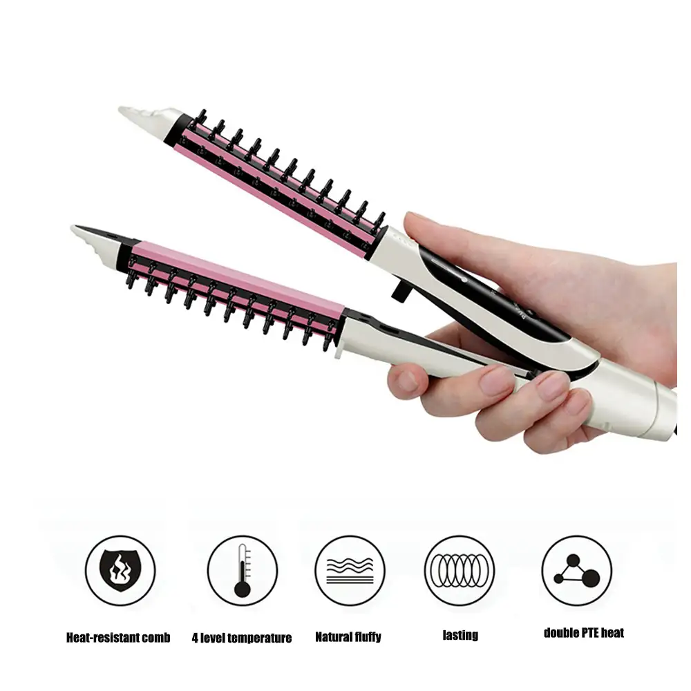 2 In 1 Hair Curler Brush