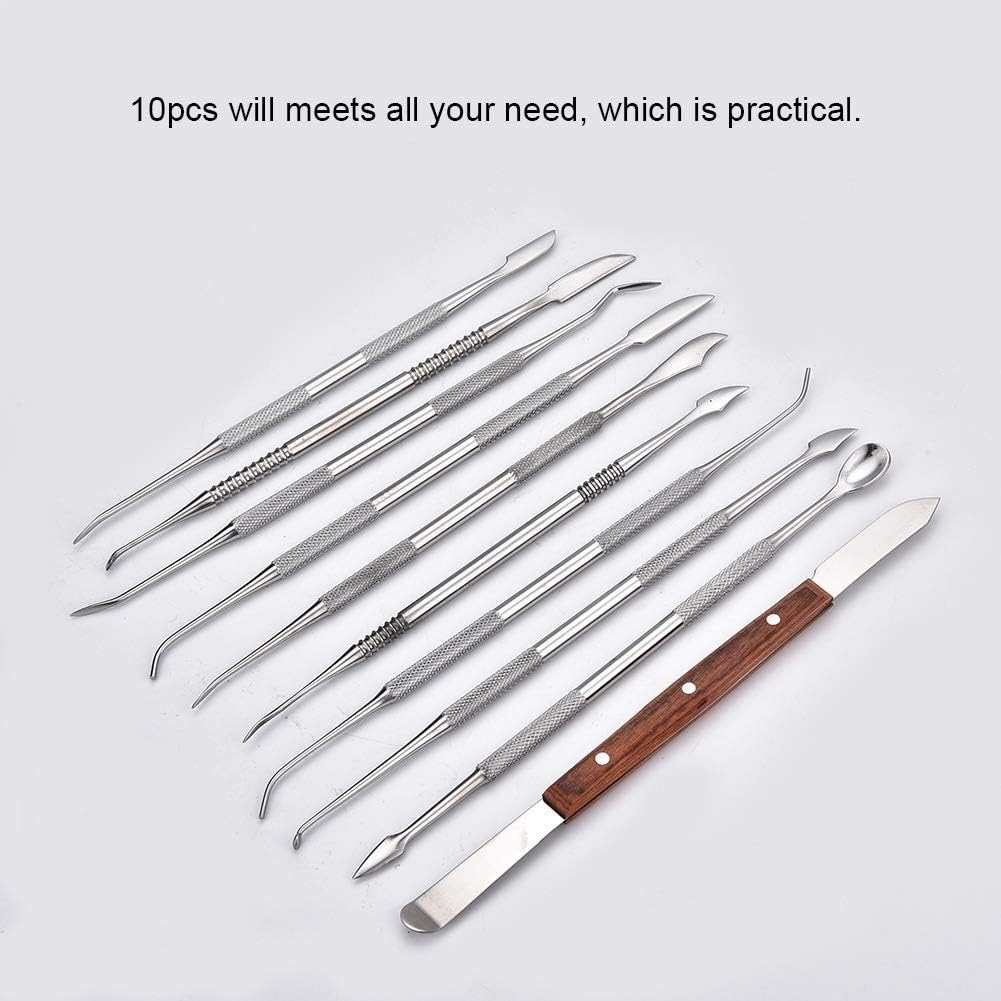 10 Piece Stainless Steel Dental Tool Kit