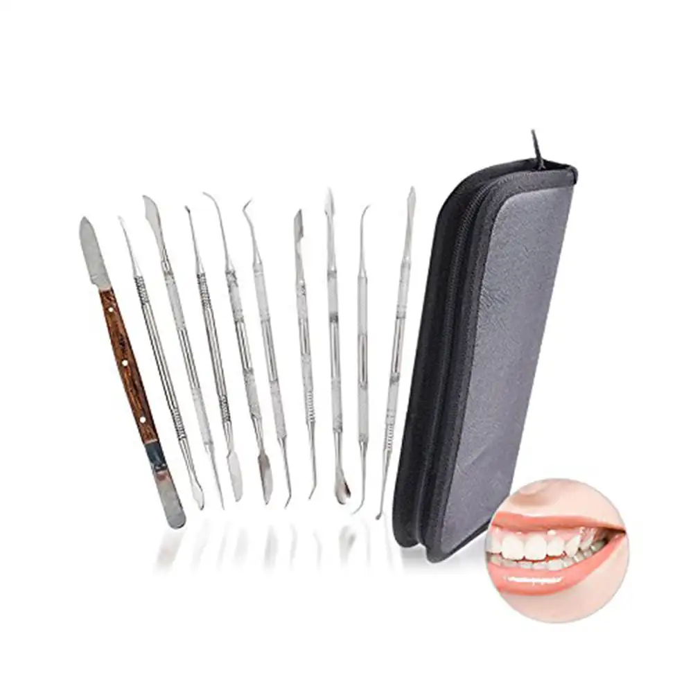 10 Piece Stainless Steel Dental Tool Kit - Image 5
