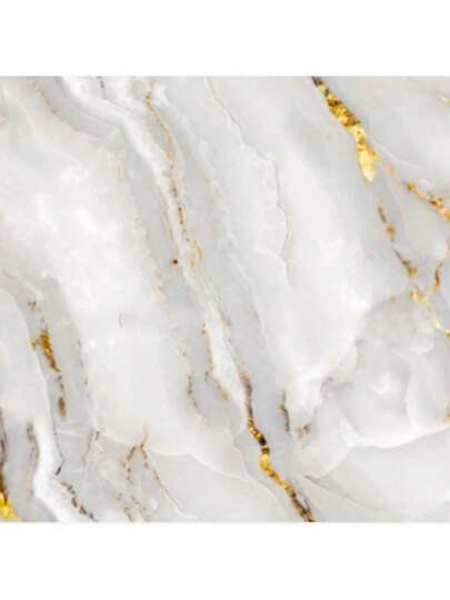 3m x 1.2m Marble Wallpaper(White & Gold(thin))2.5mm thick