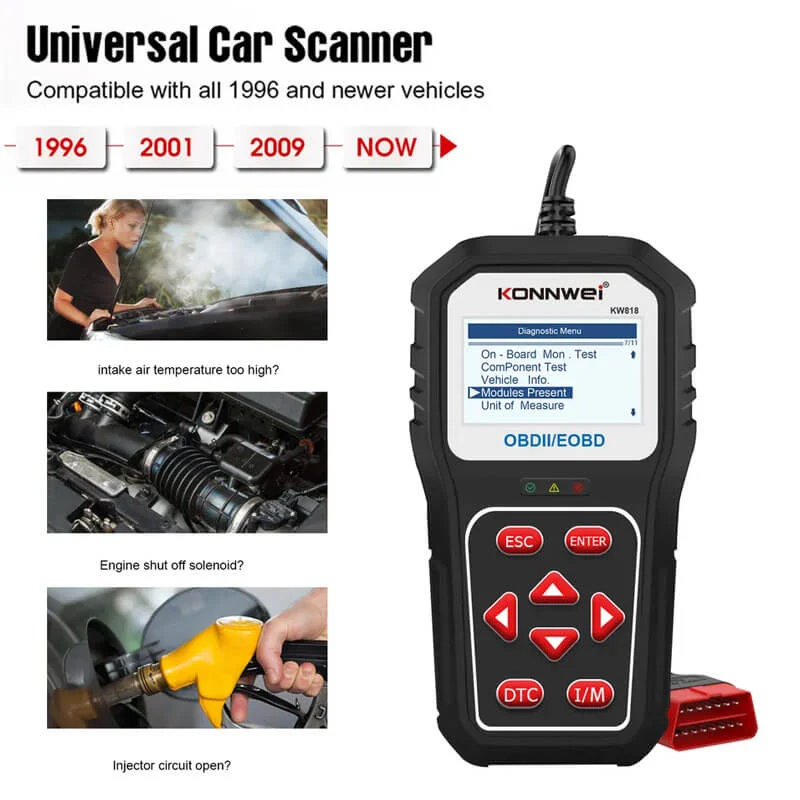 Konnwei KW818 Diagnostic Machine - Image 5