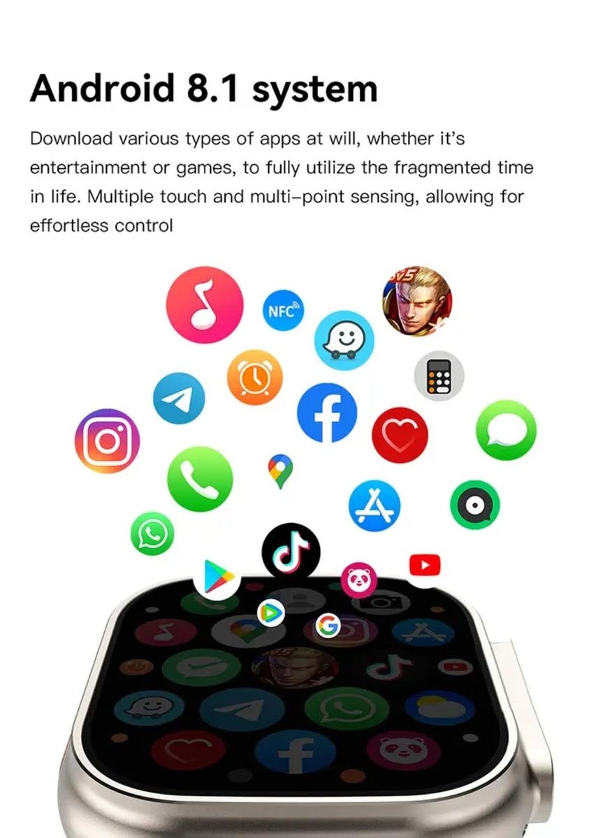 6 IN 1 Ultra Smart Watch Set - Image 8