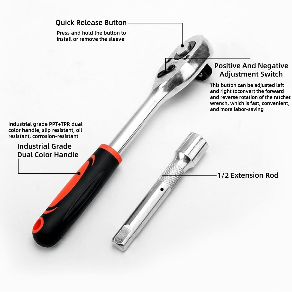 12 Piece Wrench Socket Set - Image 8