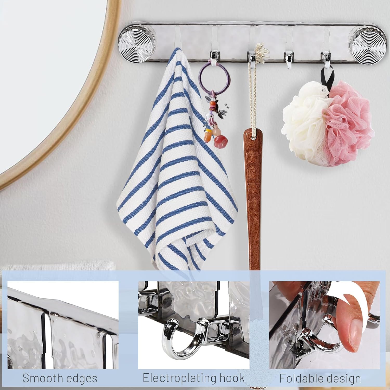 Suction Wall Hooks Holder(5pc) - Image 8